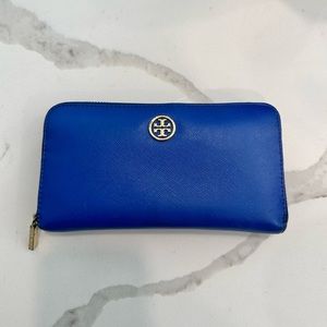 Blue Tory Burch Wallet